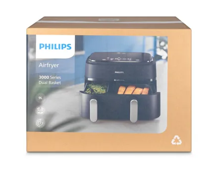 Philips Airfryer mit 2 Körben Na351/09