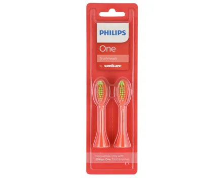 Philips One Ersatz Aufsteckbürsten koralle Bh1022/01 2 Stück