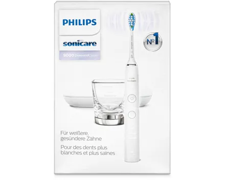 Philips Sonicare DiamondClean Elektrische Zahnbürste 9000 weiss Hx9911/27