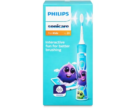 Philips Sonicare Elektrische Zahnbürste für Kids 3+ Jahre Hx6322/04