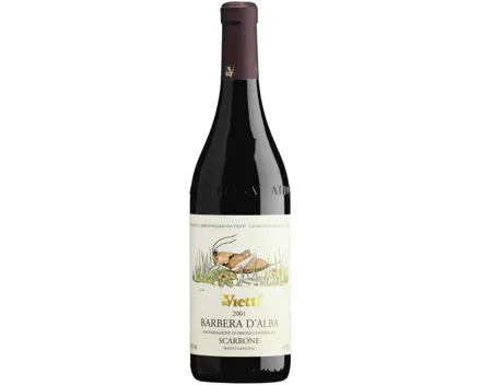 Piemont DOC Barbera d'Alba Scarrone Vietti (2021) – Rotwein, Italien (0.75l)