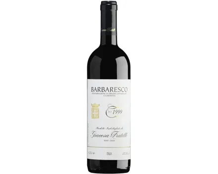 Piemonte Docg Barbaresco Fratelli Giacosa (2022) – Rotwein, Italien (0.75l)
