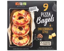 Pizza Bagels 9x30g, Bagel Cheeseburger