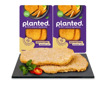 Planted vegane Alternative zu Schnitzel 2x 220g