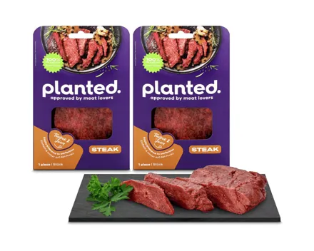 Planted vegane Alternative zu Steak 2x 120g