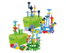Plastik Blumen Set