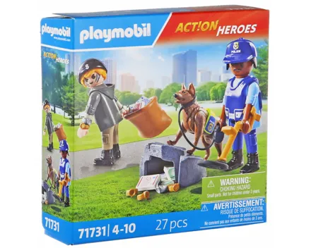 Playmobil® Action Heroes 71731 Spurensuche mit Hund 4+ Jahre