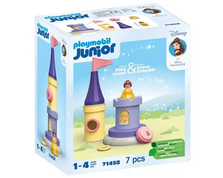 Playmobil® Junior 71458 Disney-Belles-Spielturm mit Melodie 1+ Jahre