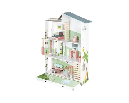 Playtive Puppenvilla, 15-tlg.