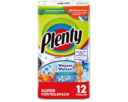 Plenty Haushaltpapier Fun Designs 12 Rollen
