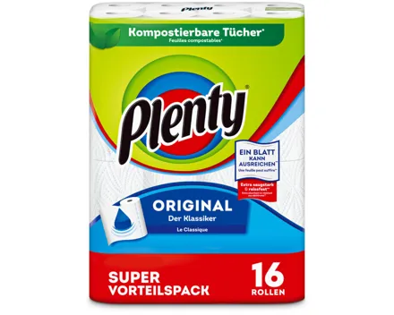 Plenty Original Haushaltstücher 16x45 Blatt