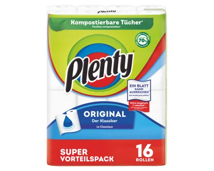 Plenty Original Haushaltstücher 16x45 Blatt