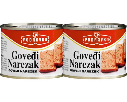 Podravka Rinder-Frühstücksfleisch