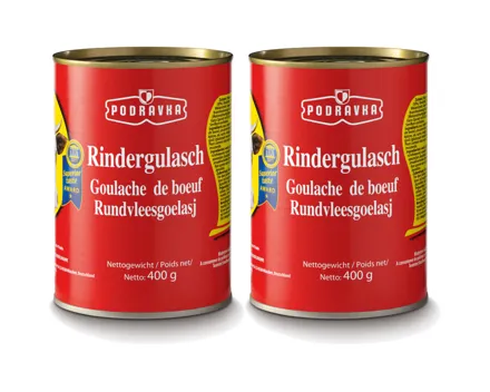 Podravka Rindergulasch 2x400g