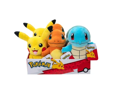 Pokémon Plüsch First Partners 20 cm, Zufallsauswahl