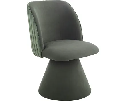 Polsterstuhl Ivan, Stoff grün