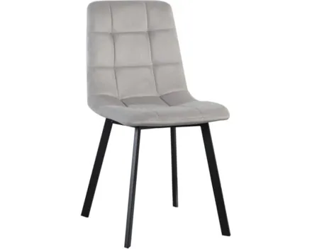 Polsterstuhl Jana Samt-Optik beige