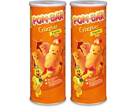 Pom-Bär Crizzlies Paprika 2x150g
