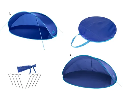 Pop-up-Strandmuschel