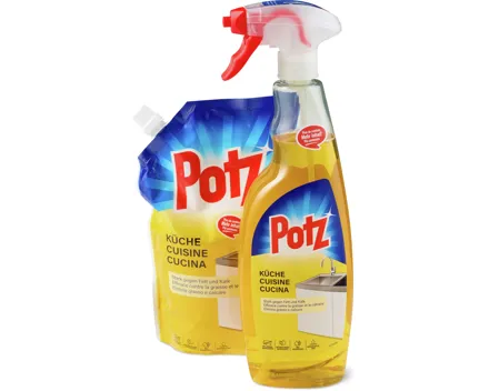 Potz-Küchenreiniger oder -Kalkreiniger, 2er-Set
