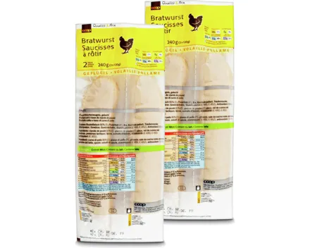 Poulet Bratwurst 2x240g