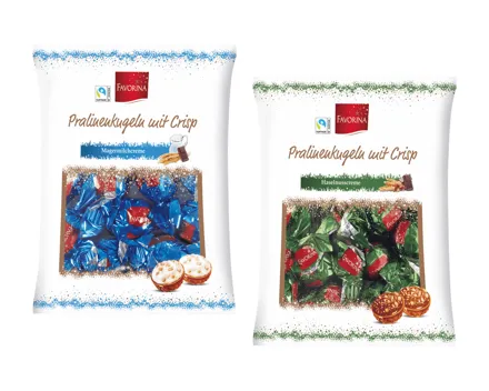 Pralinenkugeln mit Crisp