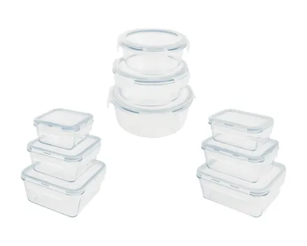 Premium-Glasfrischhaltedosen-Set, 3er