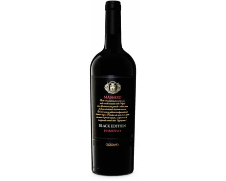 Primitivo del Salento IGP Massaro Black Edition (2024) – Rotwein, Italien (0.75l)