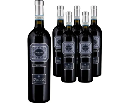 Primitivo di Manduria DOC Collection Giordano 6x 75cl (2023) – Rotwein, Italien (0.75l)