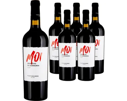 Primitivo di Manduria DOP Moi Varvaglione 6x 75cl (2022) – Rotwein, Italien (0.75l)