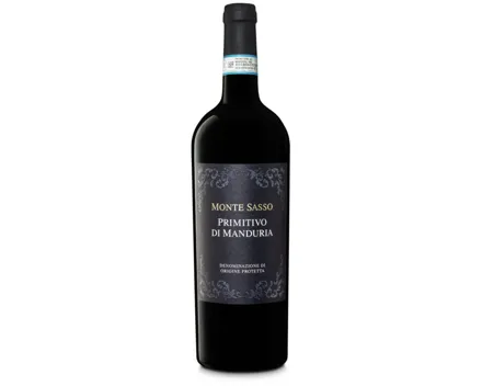 Primitivo di Manduria DOP Monte Sasso (2025) – Rotwein, Italien (0.75l)