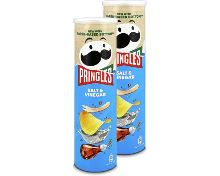 Pringles Salt & Vinegar 2x185g
