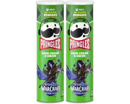Pringles Sour Cream and Onion 2x185g