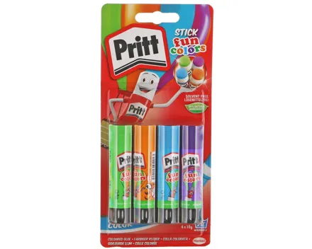 Pritt Klebestift Rainbow Sticks 4x10g