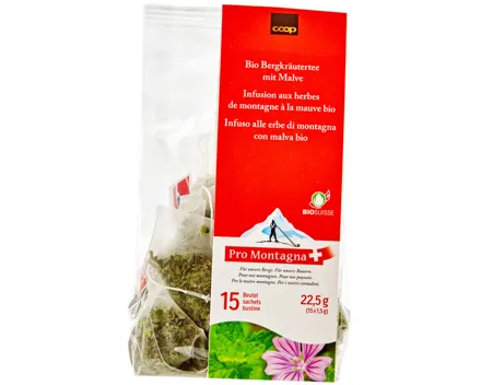Pro Montagna Bio Bergkräutertee Malve 15 Portionen