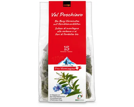 Pro Montagna Bio Tee Verveine & Kornblume 15 Beutel
