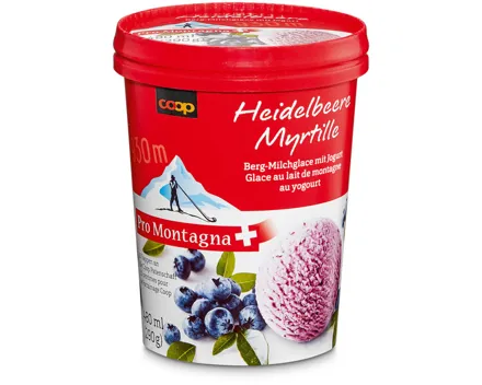 Pro Montagna Glace Berg-Heidelbeer mit Joghurt