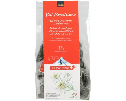 Pro Montagna Kräutertee mit Edelweiss 15 Beutel