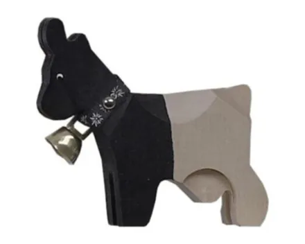 Pro Montagna Walliser Ziege gross mit Glocke