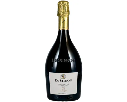 Prosecco DOC 0.15 Millesimato Extra Dry De Stefani (2022) – Schaumwein, Italien (0.75l)