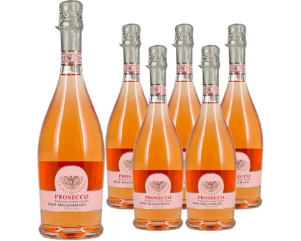 Prosecco DOC Rosé Vigne dei Dogi 6x 75cl (2024) – Schaumwein, Italien (0.75l)