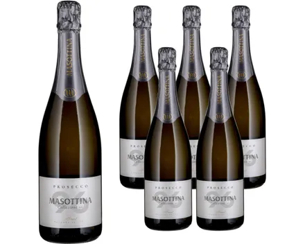 Prosecco DOC Treviso Collezione 96 Masottina brut 6x 75cl – Schaumwein, Italien (0.75l)