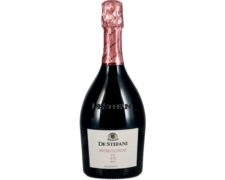 Prosecco Rosé 0.15 Millesimato Brut De Stefani (2024) – Schaumwein, Italien (0.75l)