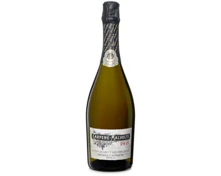 Prosecco Superiore di Valdobbiadene Conegliano Docg Carpené Malvolti, extra dry – Schaumwein, Italien (0.75l)