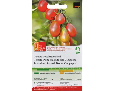 ProSpecieRara Bio Tomaten Baselbieter Röteli