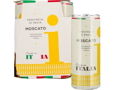 Provincia di Pavia IGT Moscato, Dose 4x25cl – Weisswein, Italien (1l)