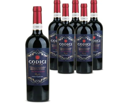 Puglia IGT Negroamaro Masserie Codici 6x 75cl (2024) – Rotwein, Italien (0.75l)