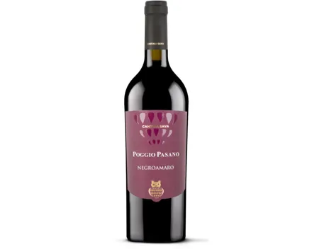 Puglia IGT Negroamaro Poggio Pasano (2023) – Rotwein, Italien (0.75l)