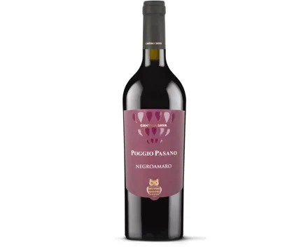 Puglia IGT Negroamaro Poggio Pasano (2024) – Rotwein, Italien (0.75l)