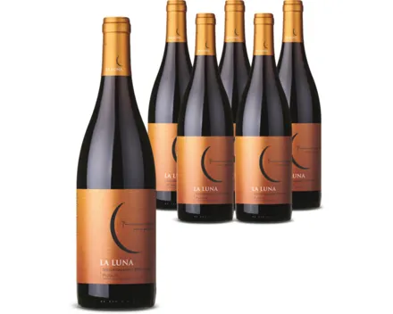 Puglia IGT Negroamaro Primitvo La Luna 6x 75cl (2024) – Rotwein, Italien (0.75l)